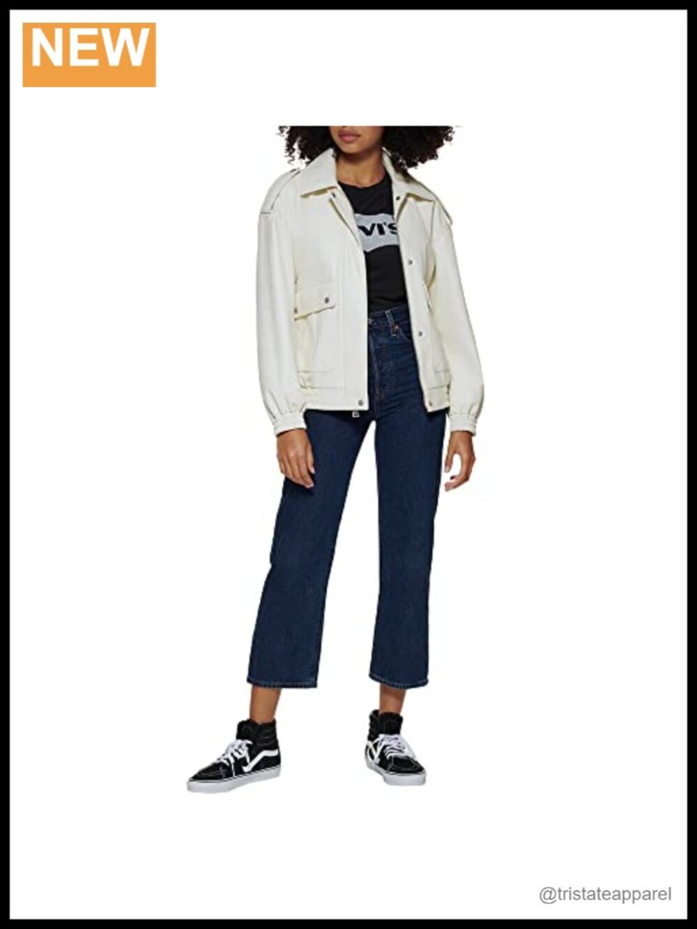 Oversized Faux Leather Dad Bomber Jacket Aviator Style
